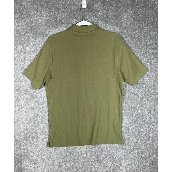 Saddlebred Comfort Flex Polo Shirt Mens Size Small Olive Green Short Sleeve‎ - Picture 2 of 9
